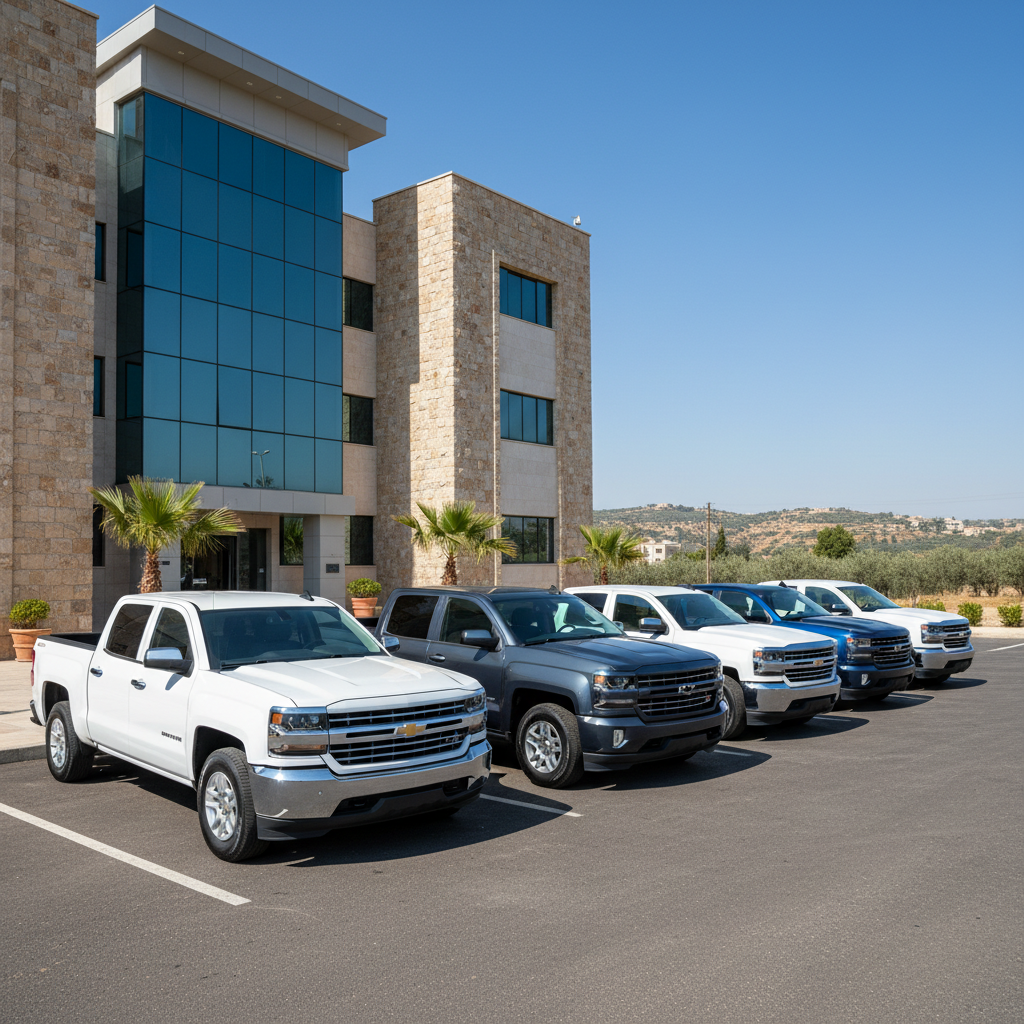 fleet commercial Silverados hamburger reading