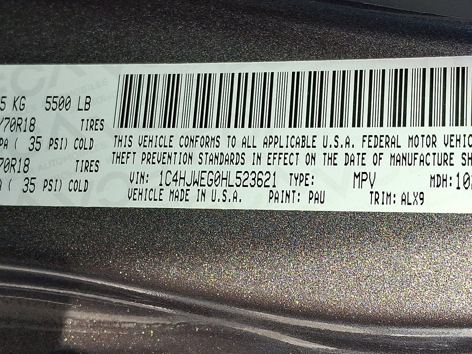 2017 Jeep Wrangler Unlimited Sahara 4x4 4WD