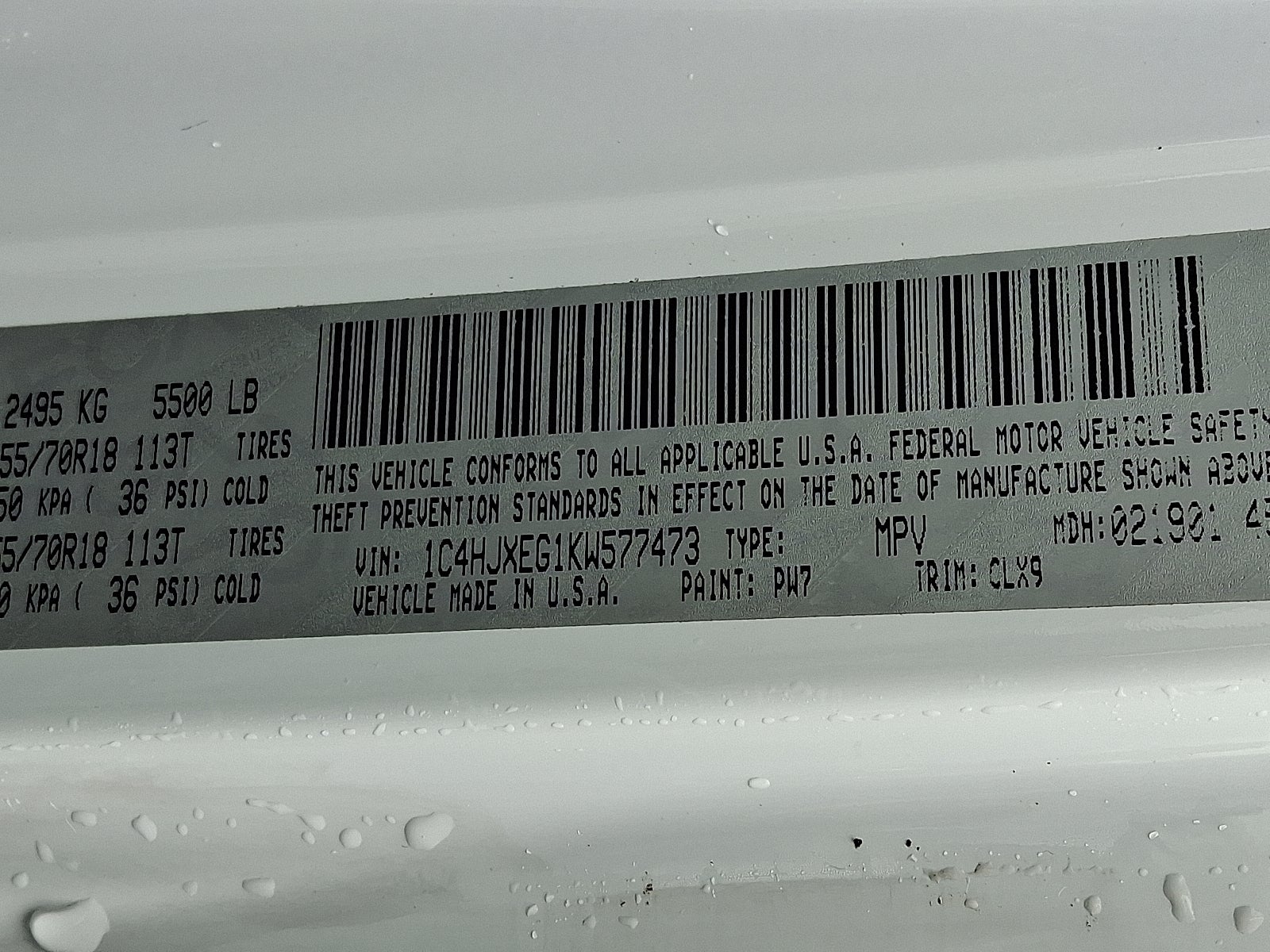 2019 Jeep Wrangler Unlimited Sahara 4x4 4WD