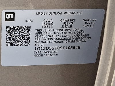 2025 Chevrolet Malibu 1LT FWD