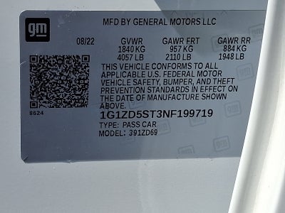 2022 Chevrolet Malibu LT FWD