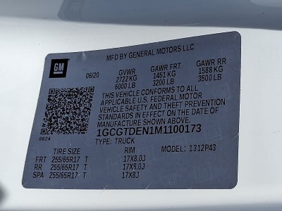 2021 Chevrolet Colorado 4WD Z71 4WD