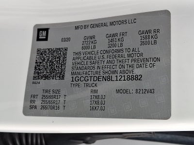 2020 Chevrolet Colorado Z71