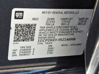 2024 Chevrolet Silverado 1500 LT (2FL) 4WD