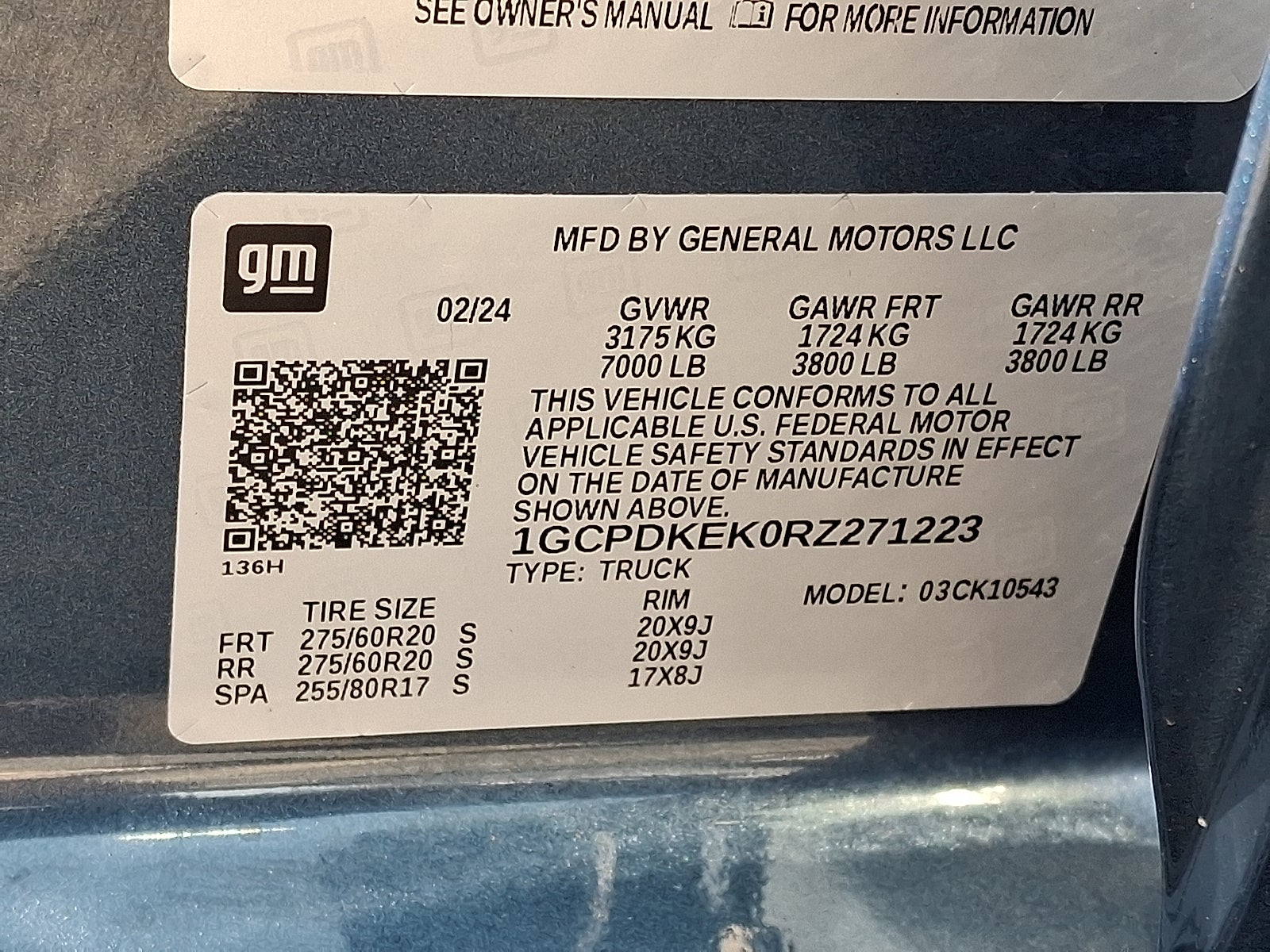 2024 Chevrolet Silverado 1500 LT (2FL) 4WD