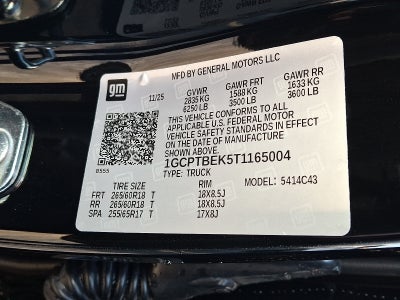 2026 Chevrolet Colorado WT