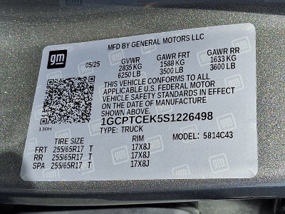 2025 Chevrolet Colorado WT/LT