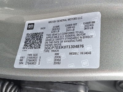 2026 Chevrolet Colorado Trail Boss 4WD