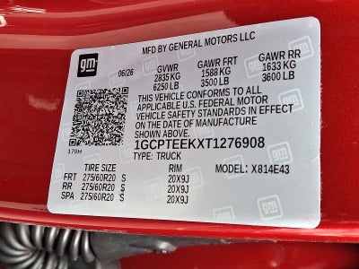 2026 Chevrolet Colorado Trail Boss 4WD