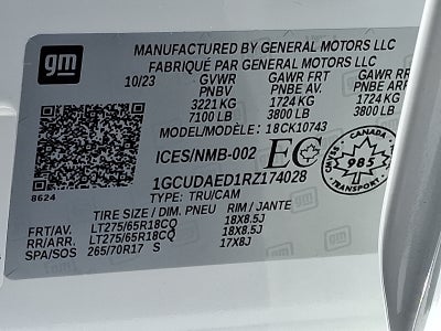 2024 Chevrolet Silverado 1500 WT 4WD