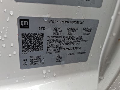 2022 Chevrolet Silverado 1500 LTD RST