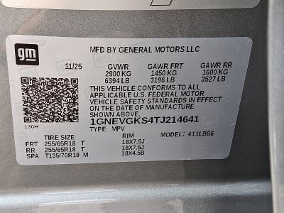 2026 Chevrolet Traverse LT AWD