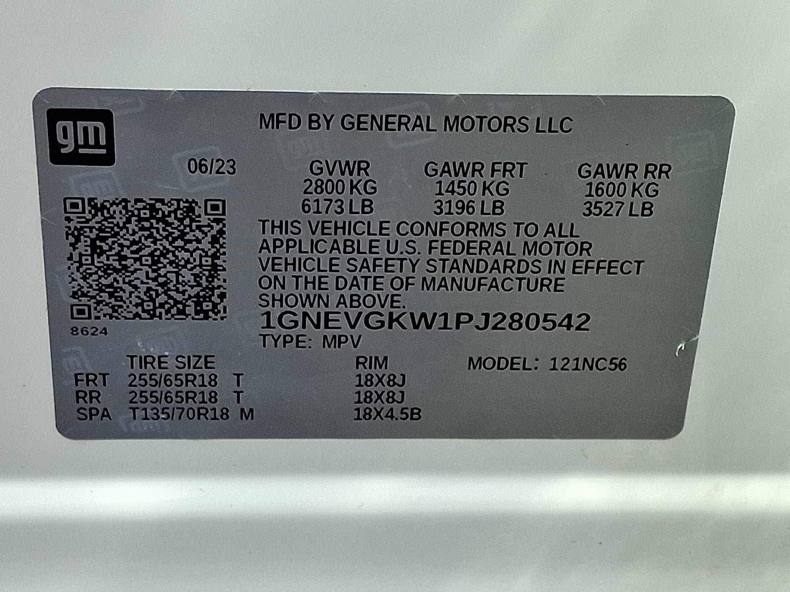 2023 Chevrolet Traverse LT Cloth AWD