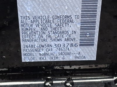 2024 Nissan Altima SV Intelligent AWD AWD