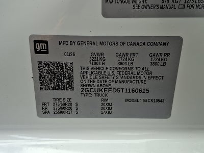 2026 Chevrolet Silverado 1500 RST 4WD