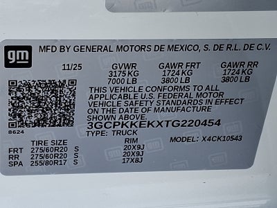 2026 Chevrolet Silverado 1500 LT (2FL) 4WD