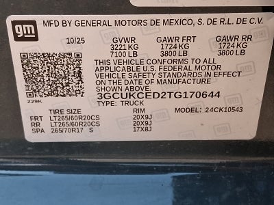 2026 Chevrolet Silverado 1500 Custom Trail Boss