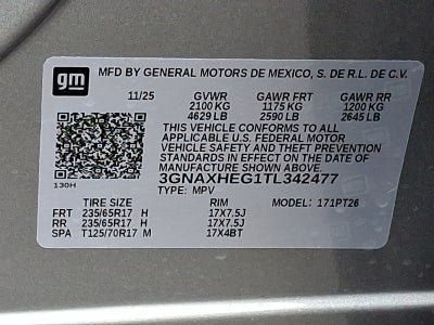 2026 Chevrolet Equinox LT