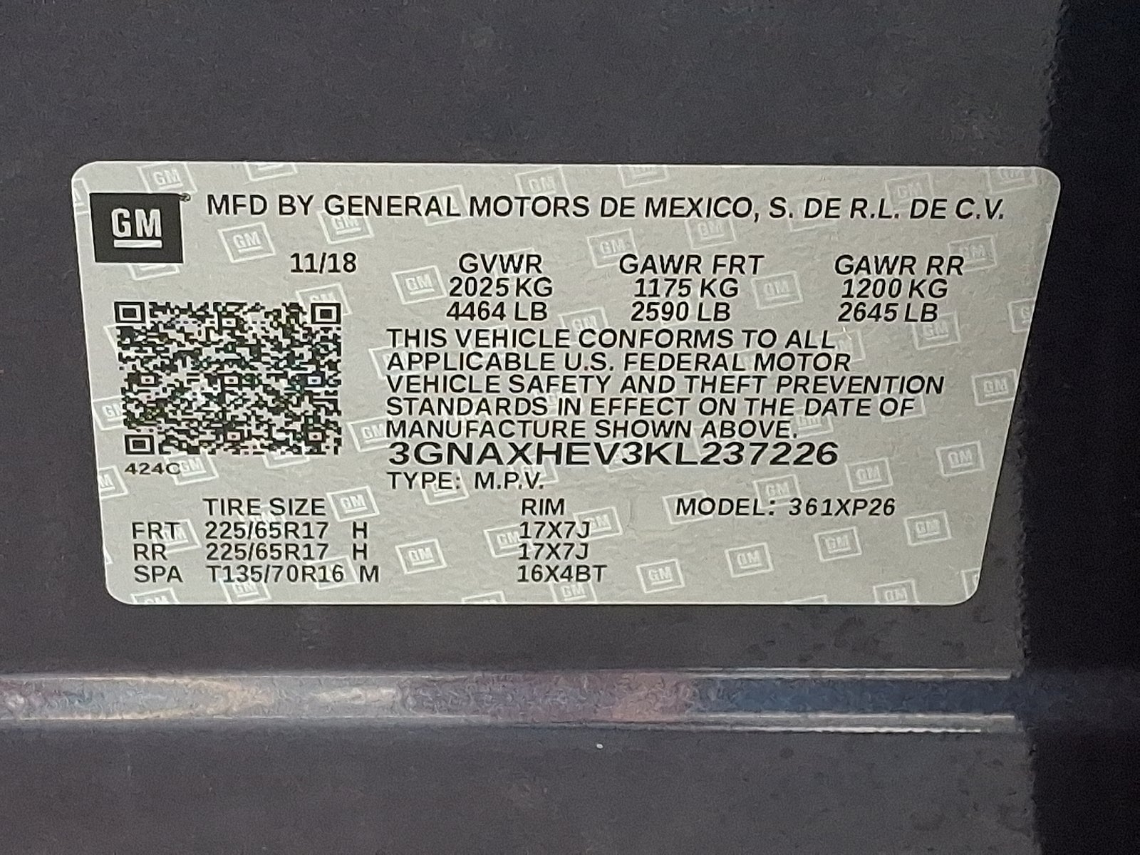 2019 Chevrolet Equinox LS FWD
