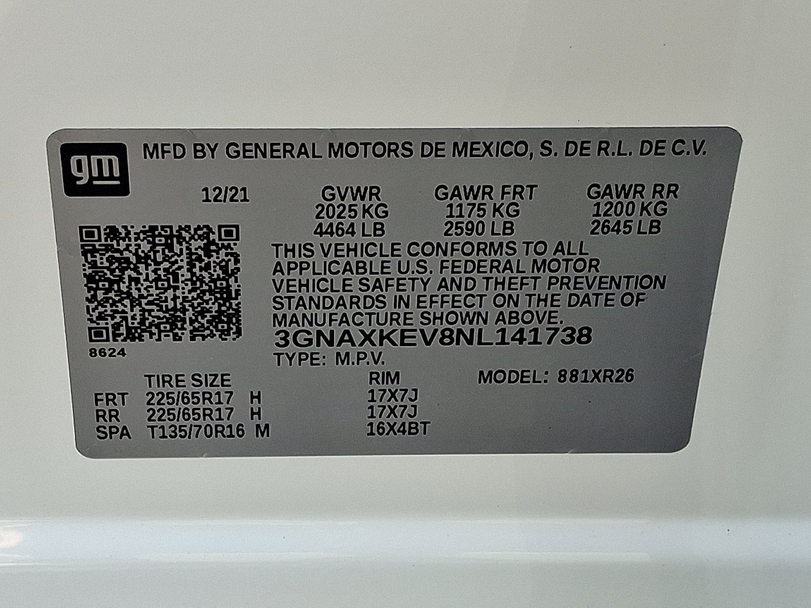 2022 Chevrolet Equinox LT FWD