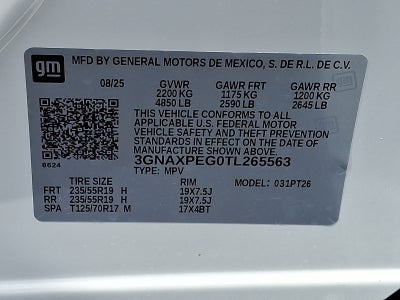 2026 Chevrolet Equinox LT AWD