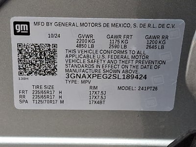 2025 Chevrolet Equinox LT AWD