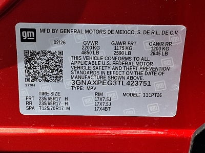 2026 Chevrolet Equinox LT AWD