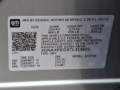 2026 Chevrolet Equinox LT AWD