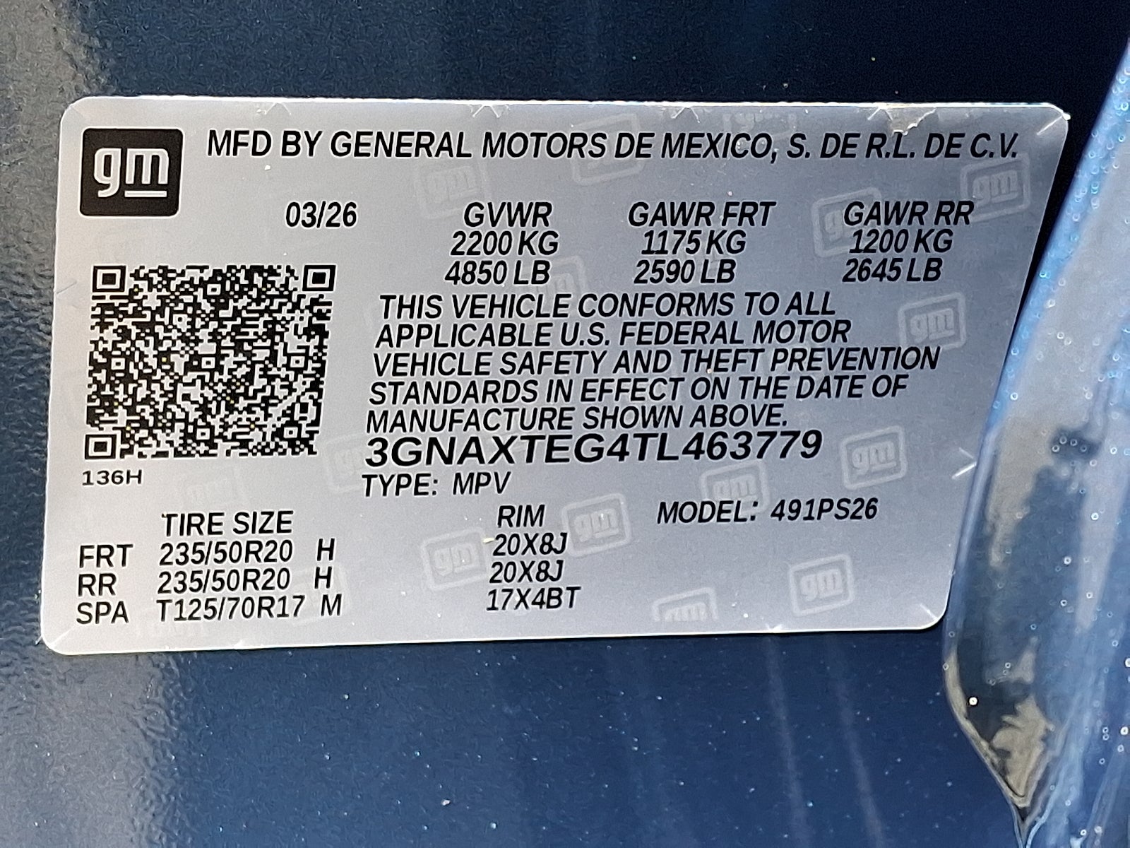 2026 Chevrolet Equinox RS AWD