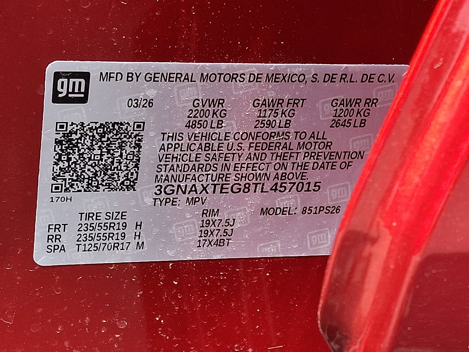 2026 Chevrolet Equinox RS AWD