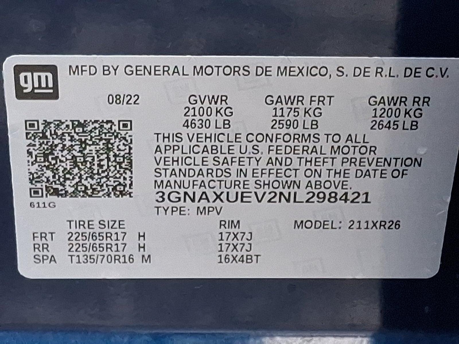 2022 Chevrolet Equinox LT AWD