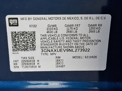 2022 Chevrolet Equinox LT AWD