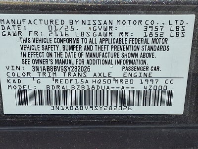 2025 Nissan Sentra S FWD