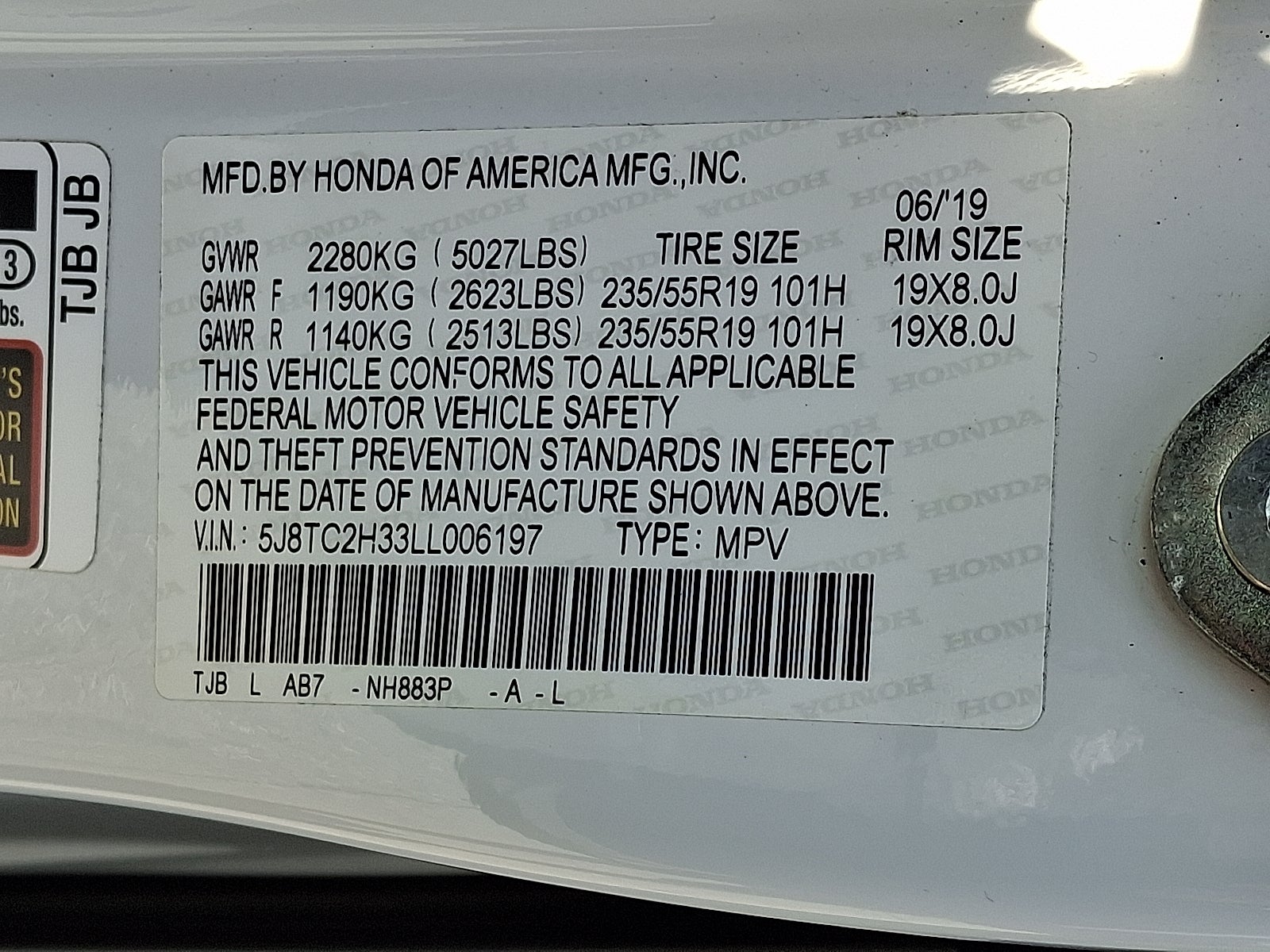 2020 Acura RDX Standard AWD