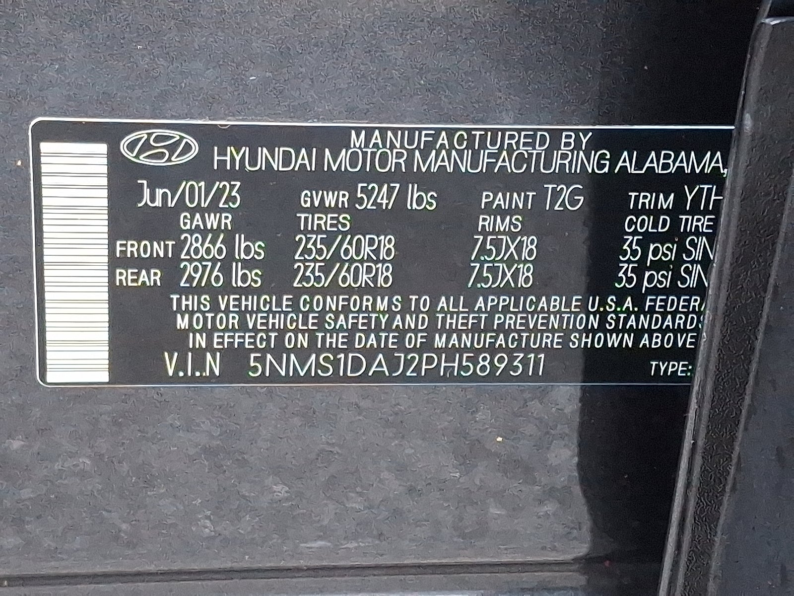 2023 Hyundai Santa Fe SE AWD