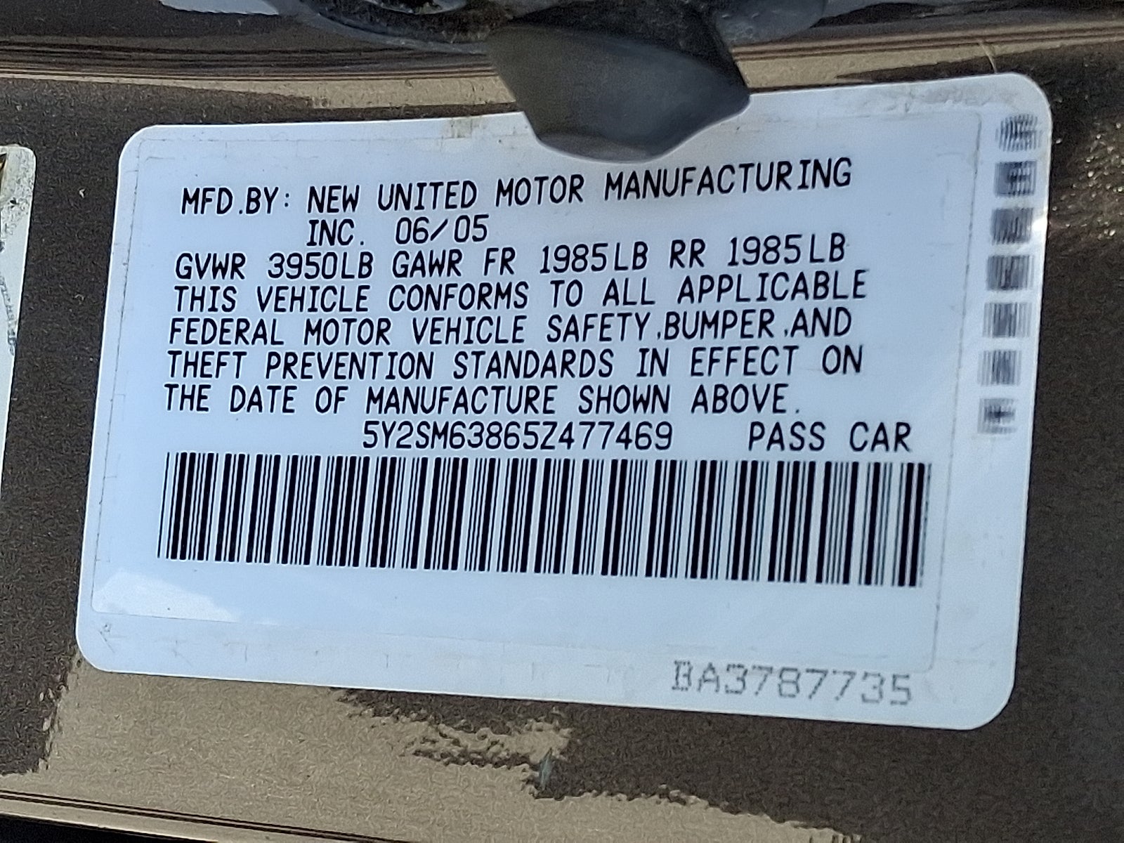 2005 Pontiac Vibe AWD