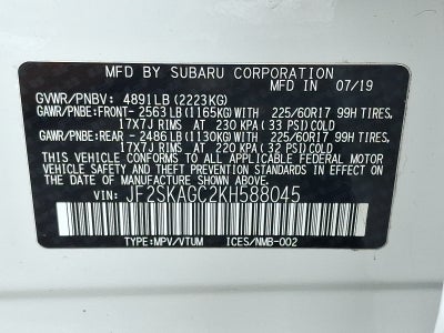 2019 Subaru Forester Premium AWD