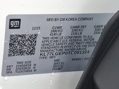 2026 Chevrolet Trax 1RS FWD