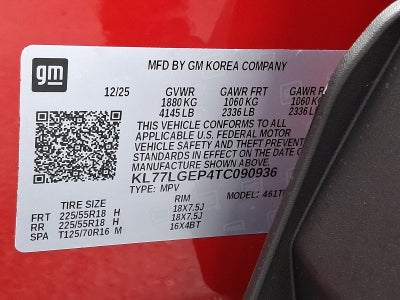 2026 Chevrolet Trax 1RS FWD