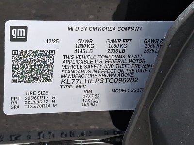 2026 Chevrolet Trax LT FWD