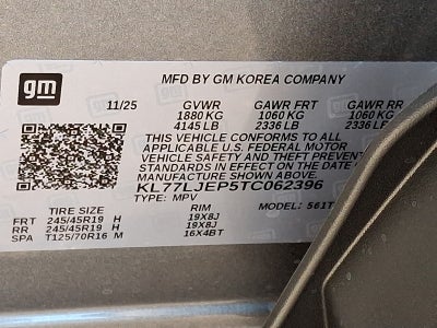 2026 Chevrolet Trax 2RS