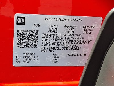 2026 Chevrolet Trailblazer RS AWD