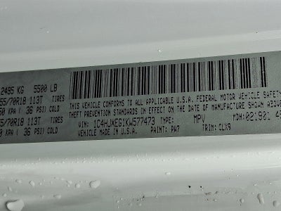 2019 Jeep Wrangler Unlimited Sahara 4x4