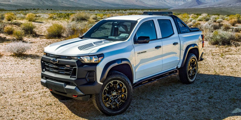 2026 Chevrolet Colorado ZR2 parked in the desert