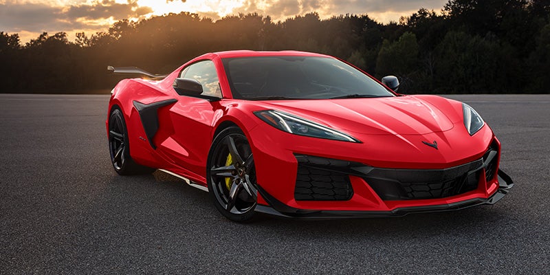 2027 Chevrolet Corvette Z06 coupe at rest