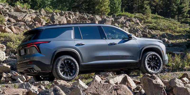 Chevrolet Traverse interior seating and cabin detail