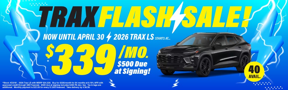 Trax Flash sale