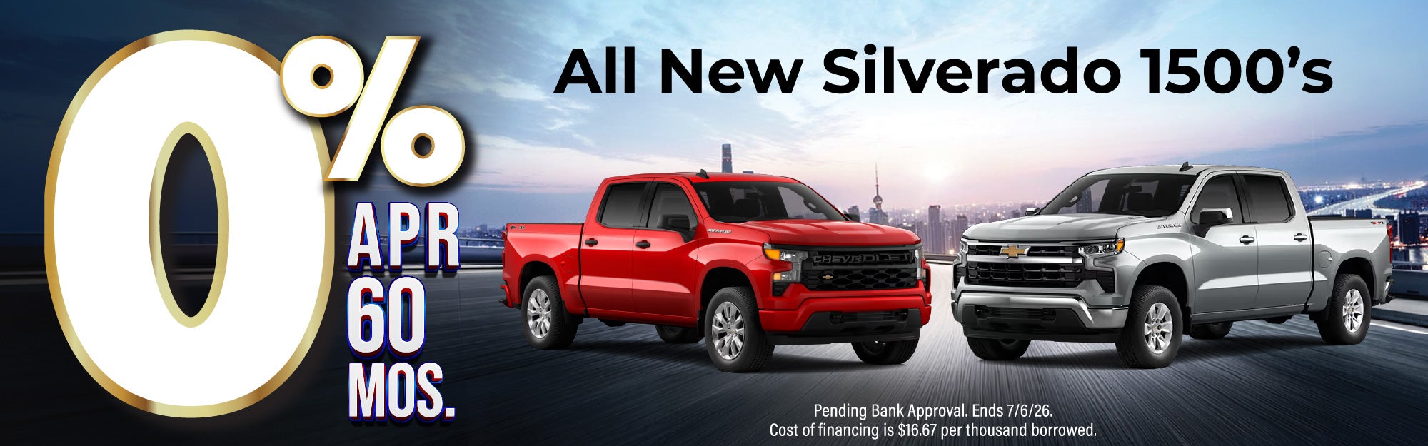 ALL NEW SILVERADO 1500's