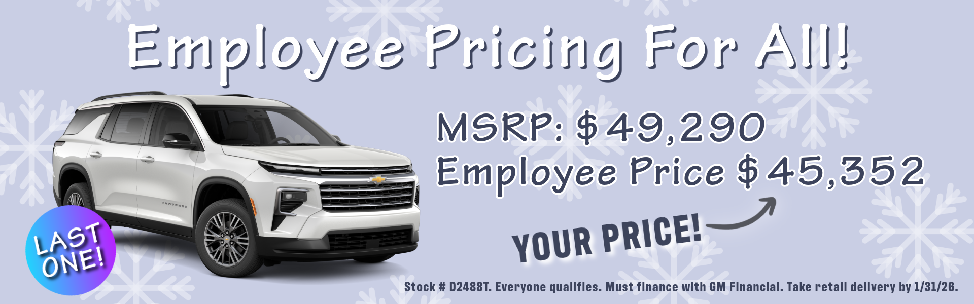 Employee Pricing
