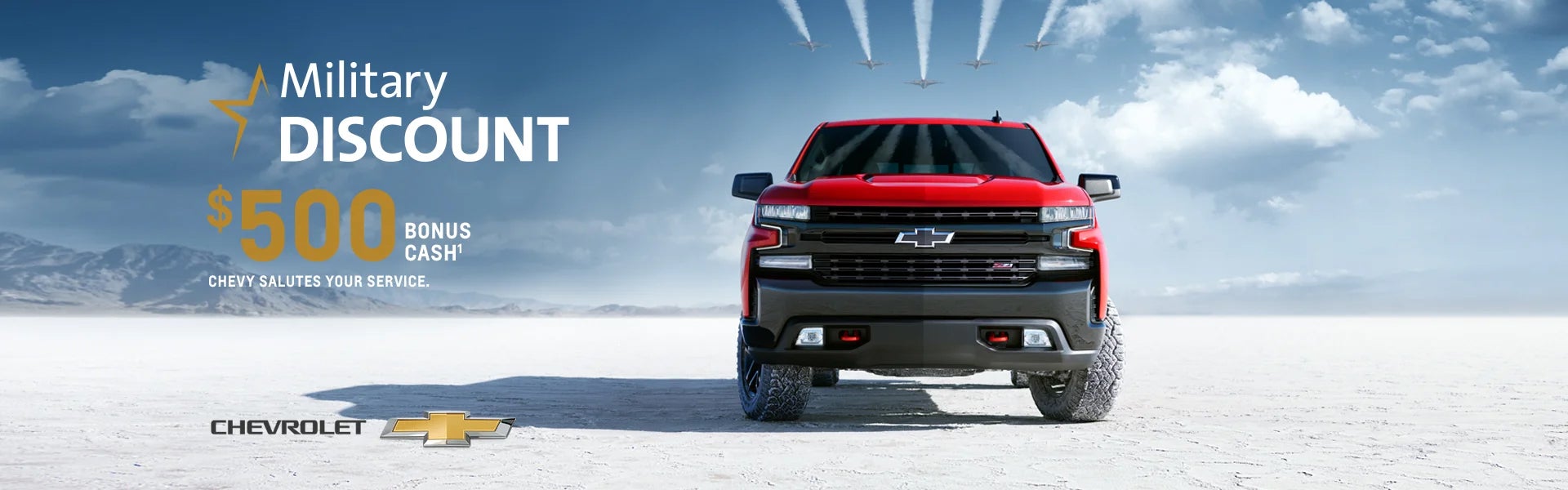 Military Discount Banner